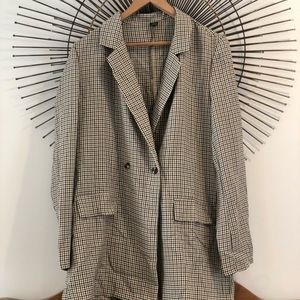 Plaid "Shacket", Size Large